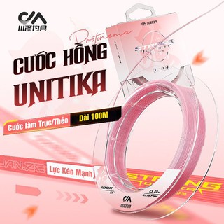 Cước Câu Cá Hồng Unitika Dây Câu Cá Nylon Tàng Hình Chính Hãng Có Thể Làm Cước Trục Và Cước Thẻo