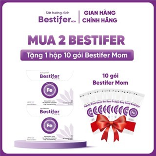 Sắt bầu hướng đích Bestifer Mom và canxi sinh học Bestical X cho mẹ bầu sau sinh hỗ trợ giảm thiếu máu do thiếu sắt