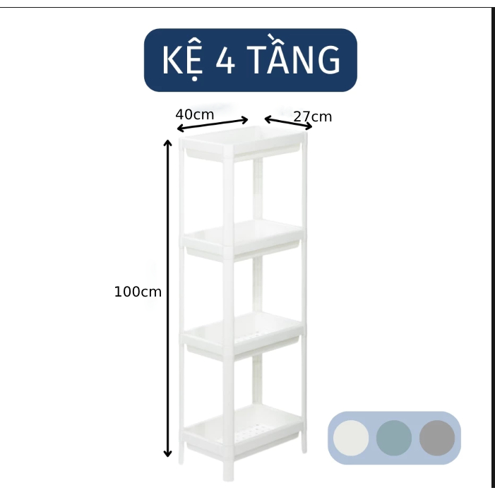 Kệ TOKYO PLUS đa năng 2/3/4 tầng INOCHI - Kệ đựng mỹ phẩm, kệ sách, kệ nhựa tự lắp ráp tiện dụng