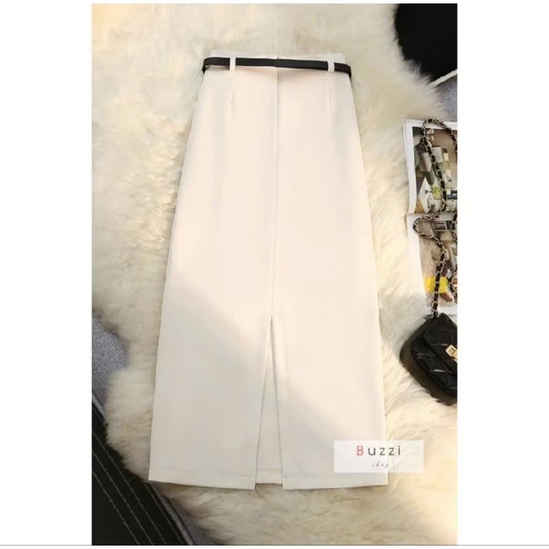 Chân váy A suông dáng dài 80cm chân váy công sở, chân váy dài nữ đẹp sang trảnh