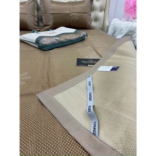 (BỘ 3 MÓN ) Chiếu mây điều hòa lót lụa Chunqiu cao cấp - chiếu lụa tơ tằm -  kèm 2 vỏ gối lụa điều hoà chunqiu