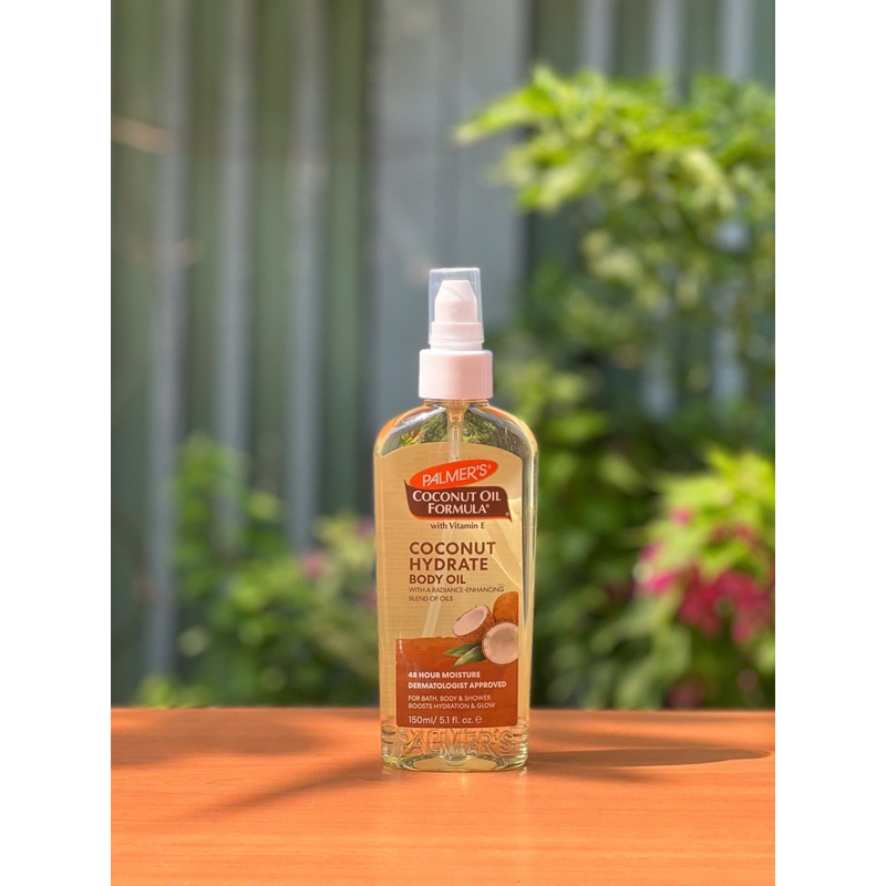 [CÓ SẴN] Dầu dừa dưỡng ẩm cơ thể Palmer's Coconut Oil Formula Body Oil 150ml