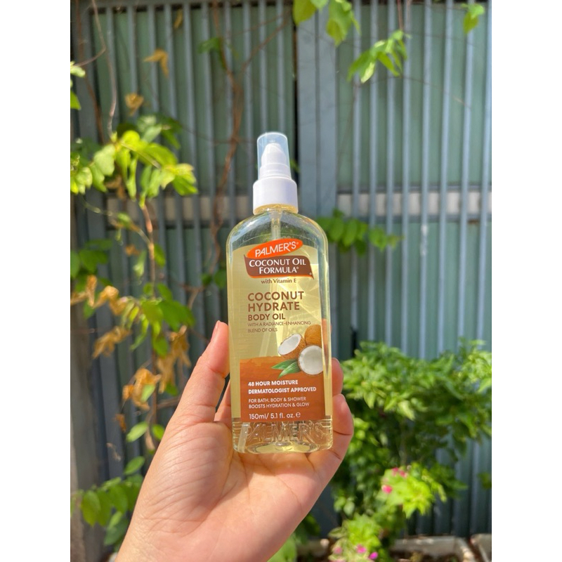 [CÓ SẴN] Dầu dừa dưỡng ẩm cơ thể Palmer's Coconut Oil Formula Body Oil 150ml