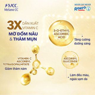 Tinh Chất Vitamin C Dưỡng Trắng, Mờ Thâm Melano CC Premium Whitening Essence 20ml