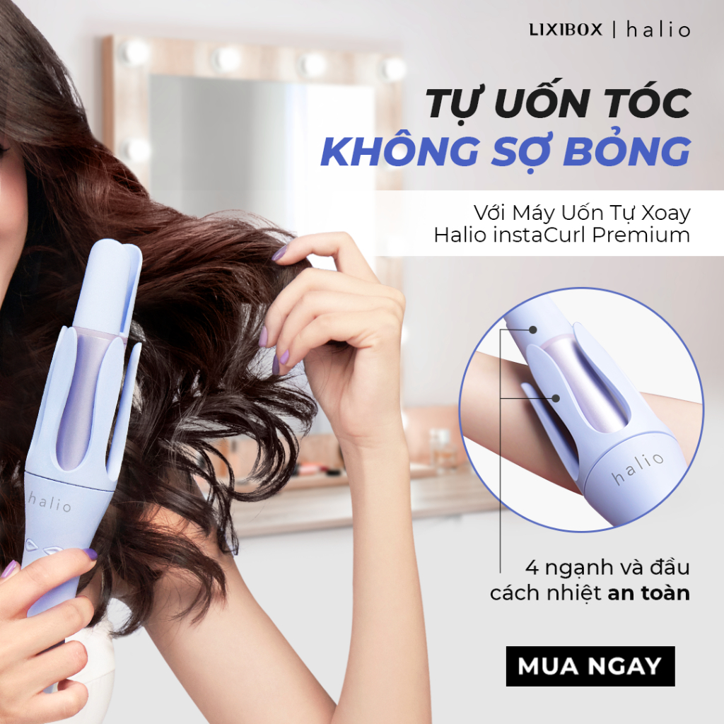 Ảnh Máy uốn tóc tự động xoay Halio instaCurl Premium Automatic Hair Styler 2