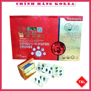 Viên Tiểu Đường Kwangdong Hàn Quốc Chính Hãng Hộp 112 viên - Hỗ Trợ Ổn Định Đường Huyết, Tim Mạch, Huyết Áp