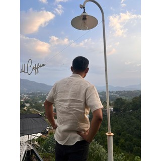 [JUNE LINEN] A20N. Áo sơ mi Nam Linen tưng premium tay ngắn. Form cao trên 1m7. NHIỀU MÀU