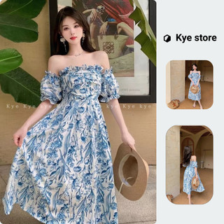 Đầm thiết kế KYE váy dáng dài Bora dress đi biển siêu xinh