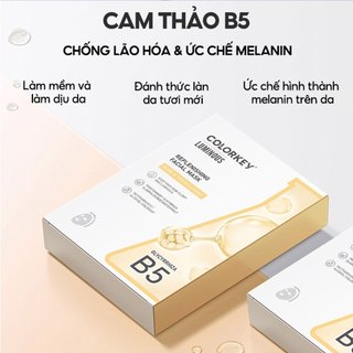 Mặt Nạ Giấy Dưỡng Ẩm, Làm Dịu Da, Hỗ Trợ Dưỡng Sáng Colorkey Facial Mask 25ml Duduhouse