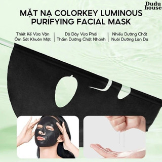 Mặt Nạ Giấy Dưỡng Ẩm, Làm Dịu Da, Hỗ Trợ Dưỡng Sáng Colorkey Facial Mask 25ml Duduhouse
