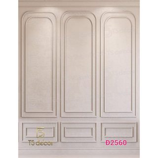 Phông nền 3D 5D cao cấp phào chỉ lam sóng thiết kế trang trí văn phòng, phòng họp