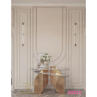 Phông nền 3D 5D cao cấp phào chỉ lam sóng thiết kế trang trí văn phòng, phòng họp