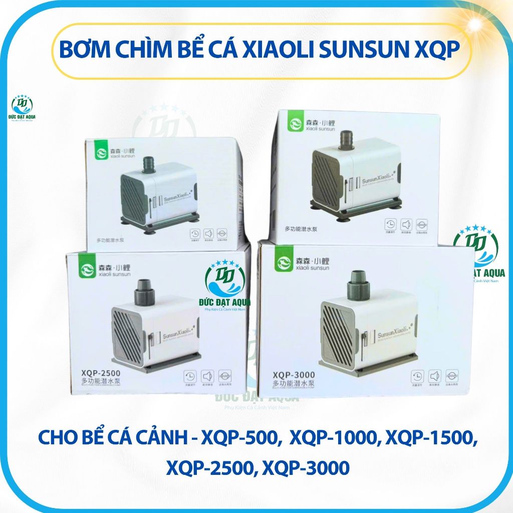 Máy bơm chìm bể cá SUNSUN XIAOLI XQP-500, XQP-1000, XQP-1500, XQP-2500, XQP-3000 2
