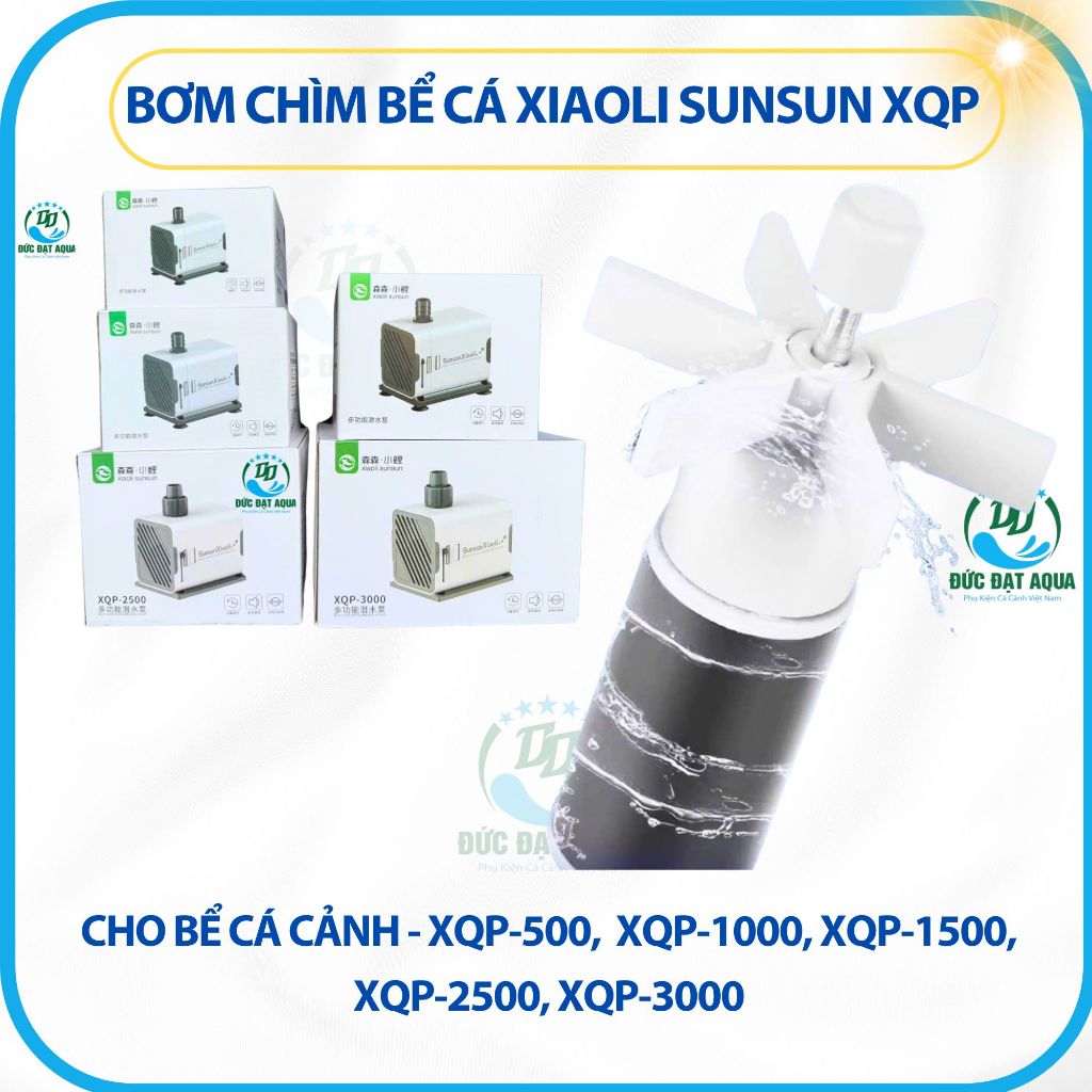 Máy bơm chìm bể cá SUNSUN XIAOLI XQP-500, XQP-1000, XQP-1500, XQP-2500, XQP-3000 5
