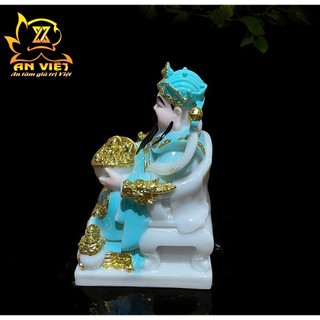 Tượng Thần Tài Phát - Tượng Thần Tiền Phú Quý [Hợp Mệnh Thủy] - Cao 20cm - TT2501