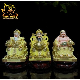 Tượng Thần Tài-Thổ Địa-Thần T.iền Phú Quý [Hợp Mệnh THỔ] - Phú Quý TD2512