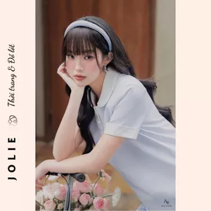 Đầm Suông Baby Pastel Cổ Bèo Viền Hoa 3D Nữ Tính – Jolie Fashion