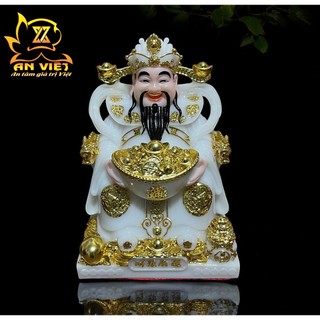 Tượng Thần Tài-Thổ Địa-Thần T.iền Phú Quý [Hợp Mệnh KIM] - Phú Quý TD2508
