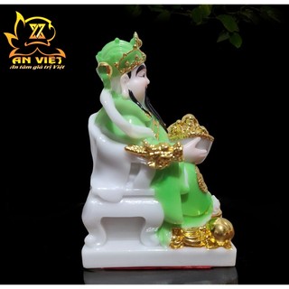 Tượng Thần Tài Phát - Tượng Thần Tiền Phú Quý [Hợp Mệnh Mộc] - Cao 20cm - TT2505