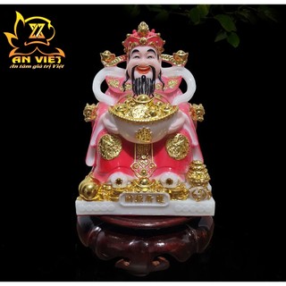 Tượng Thần Tài Phát - Tượng Thần Tiền Phú Quý [Hợp Mệnh Hỏa] - Cao 20cm - TT2506