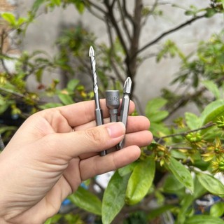 Bộ phụ kiện 3 món đa năng dành cho máy khoan pin, máy siết bulong