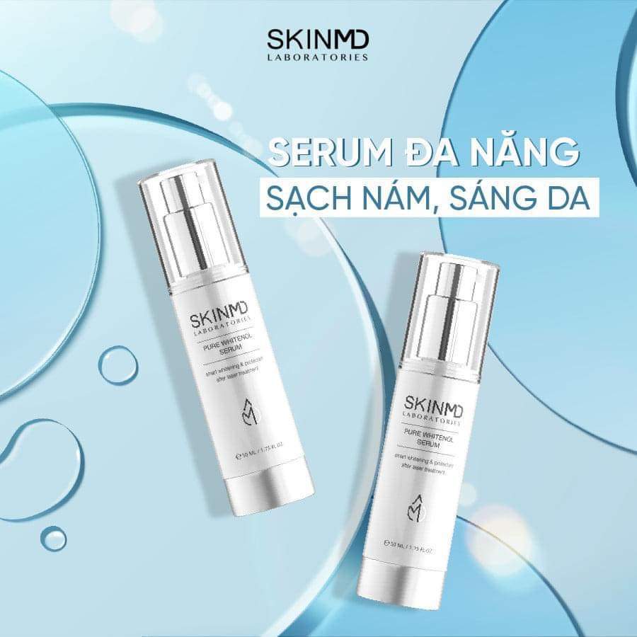 SkinMD Pure Whitenol Serum Giảm Thâm Nám Sạm Tàn Nhang 50ml