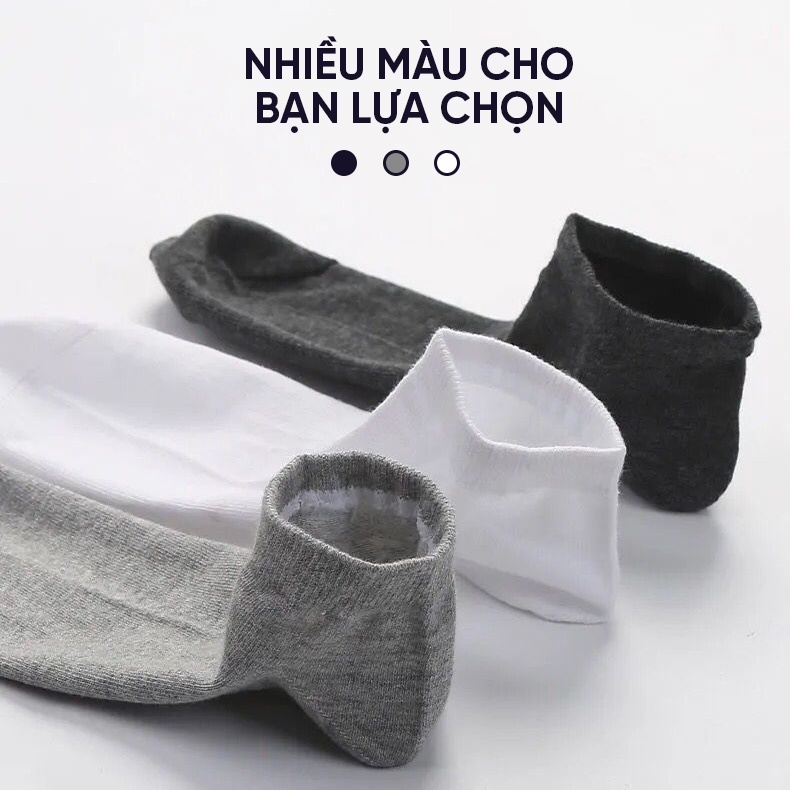 Tất vớ nam cổ ngắn chất liệu mềm mịn co giãn 4 chiều, thoáng khí giảm hôi chân - Ekiu Shop
