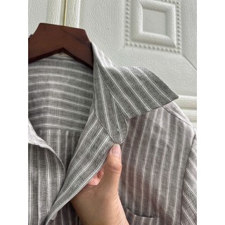 [JUNE LINEN] A20N. Áo sơ mi Nam Linen tưng premium tay ngắn. Form cao trên 1m7. NHIỀU MÀU