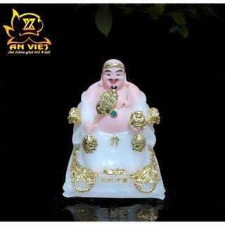 Bộ Tượng Thần Tài - Thổ Địa Phú Quý [Hợp Mệnh KIM] - Cao 15cm - TD2501 - Nội Thất An Việt