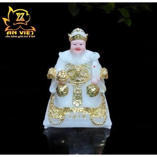 Bộ Tượng Thần Tài - Thổ Địa Phú Quý [Hợp Mệnh KIM] - Cao 15cm - TD2501 - Nội Thất An Việt