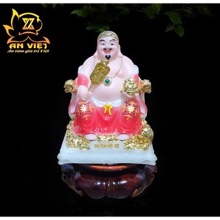 Bộ Tượng Thần Tài - Thổ Địa Phú Quý [Hợp Mệnh HỎA] - Cao 15cm - TD2502 - Nội Thất An Việt