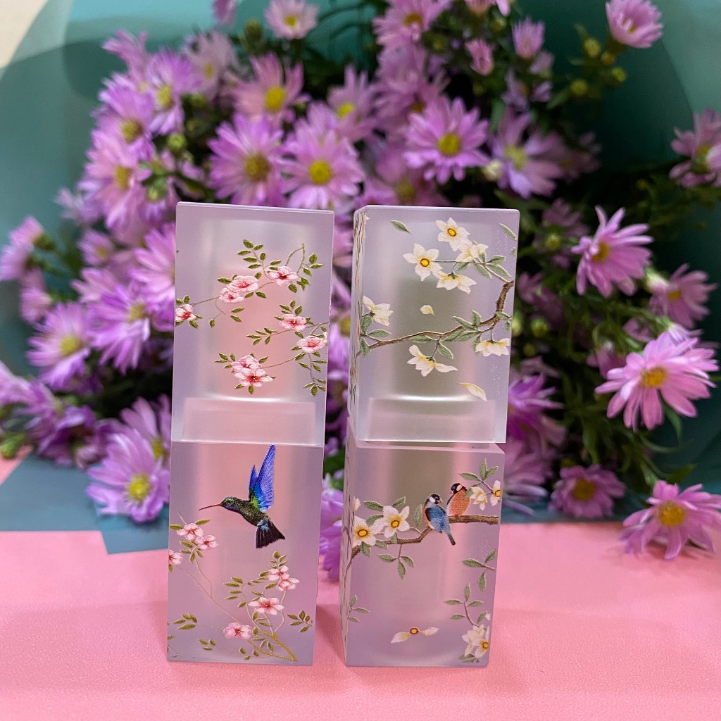 VỎ SON HANDMADE (IN 3D NHÁM - MÀU XANH)