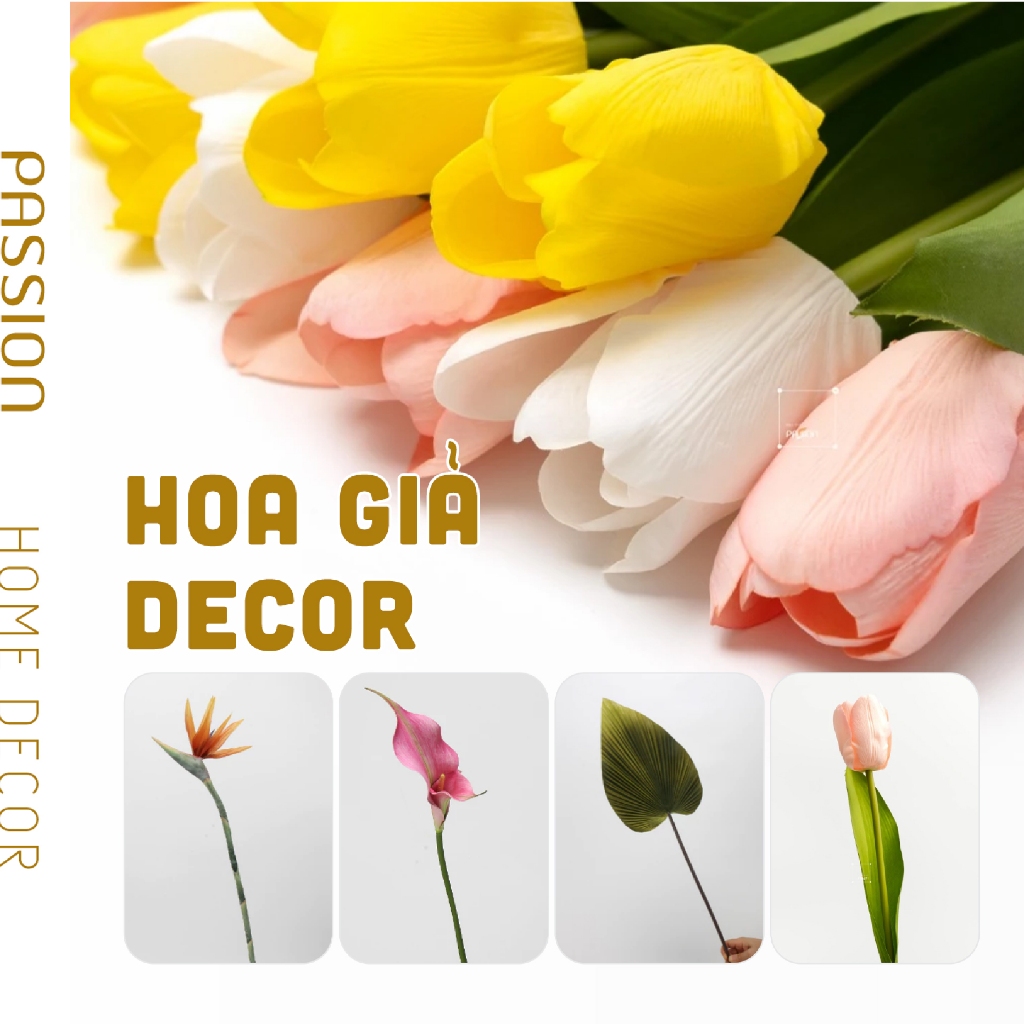 Hoa Giả Decor Trang Trí Nhà Cửa Nhiều Mẫu Đẹp