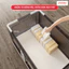 Tủ Nhựa 3/4/5/6 TẦNG Gấp Gọn Tiện Lợi, Thiết Kế Cánh Tủ Trong Suốt Có Bánh Xe Di Chuyển Tiện Lợi
