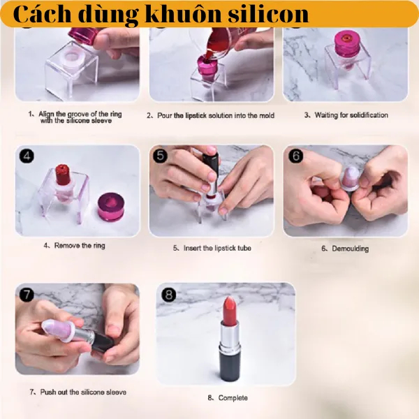 KHUÔN SON 12.1mm SILICON LÀM SON