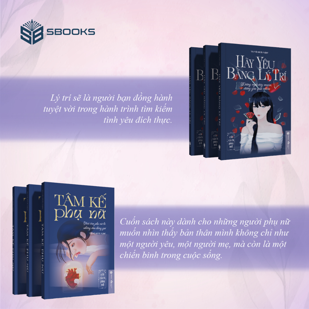 Combo 2 Cuốn Sách : Hãy Yêu Bằng Lý Trí + Tâm Kế Phụ Nữ - SBOOKS OFFICIAL