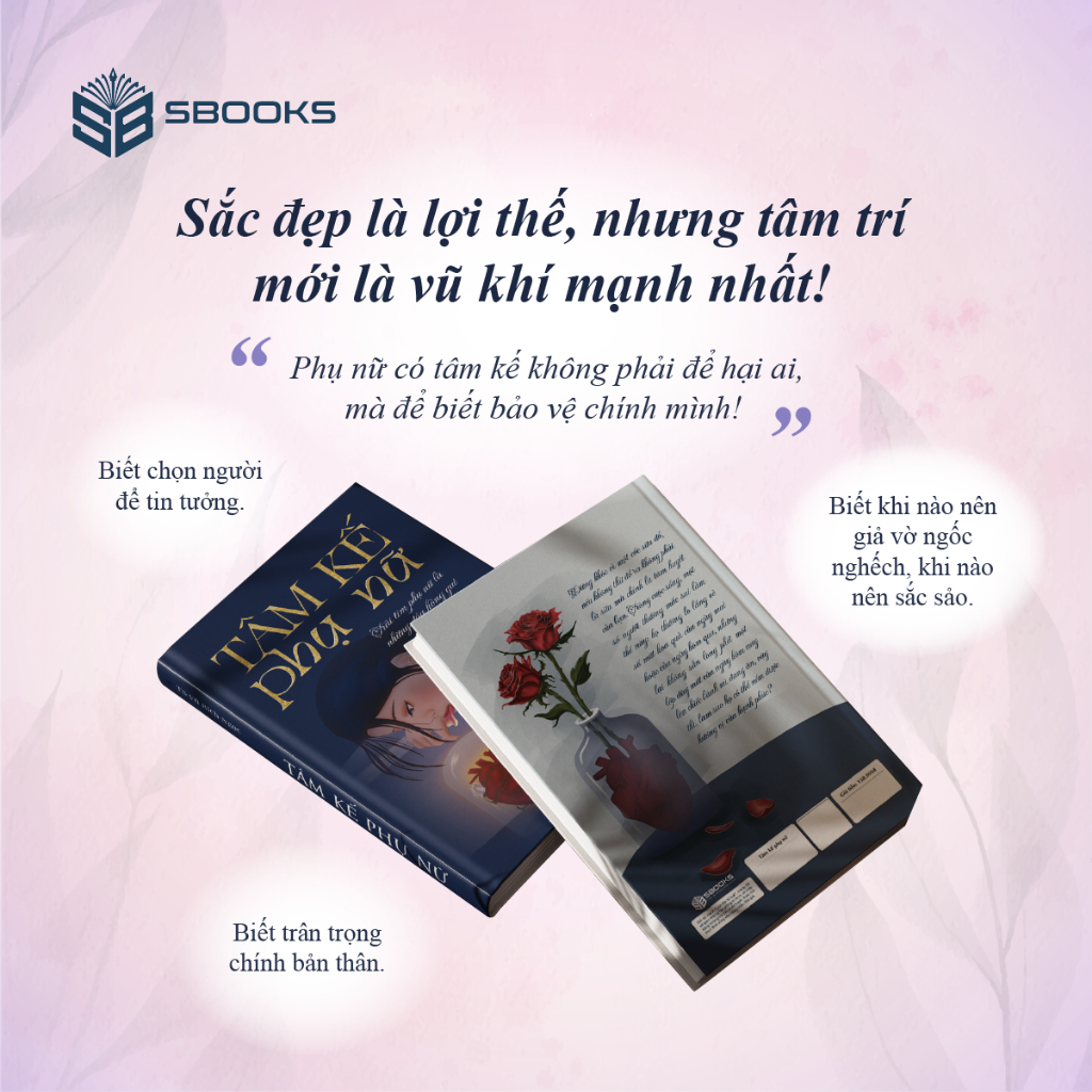 Combo 2 Cuốn Sách : Hãy Yêu Bằng Lý Trí + Tâm Kế Phụ Nữ - SBOOKS OFFICIAL