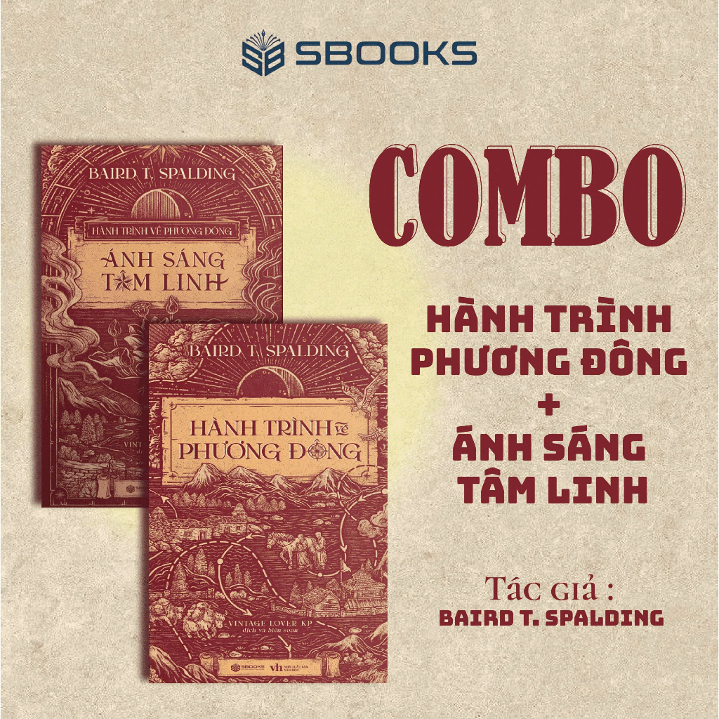 Sách Combo 2 Cuốn : Hành Trình Về Phương Đông + Ánh Sáng Tâm Linh - SBOOKS