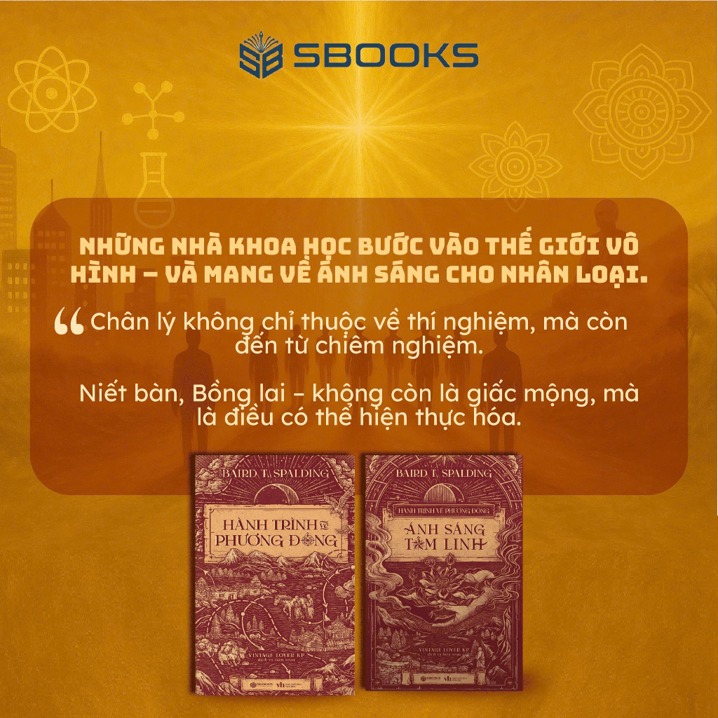 Sách Combo 2 Cuốn : Hành Trình Về Phương Đông + Ánh Sáng Tâm Linh - SBOOKS