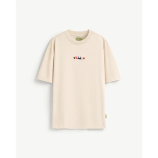 Áo thun tay ngắn nam Scafe thêu Form Boxy - RT 10S25TSS054