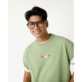 Áo thun tay ngắn nam Scafe thêu Form Boxy - RT 10S25TSS054