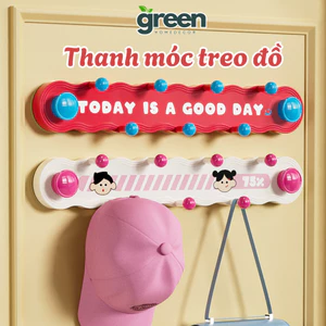 Thanh Móc Treo Đồ Đa Năng Hít Chân Không GreenHome, Móc Treo Đồ Phòng Tắm, Phòng Bếp Tiện Lợi