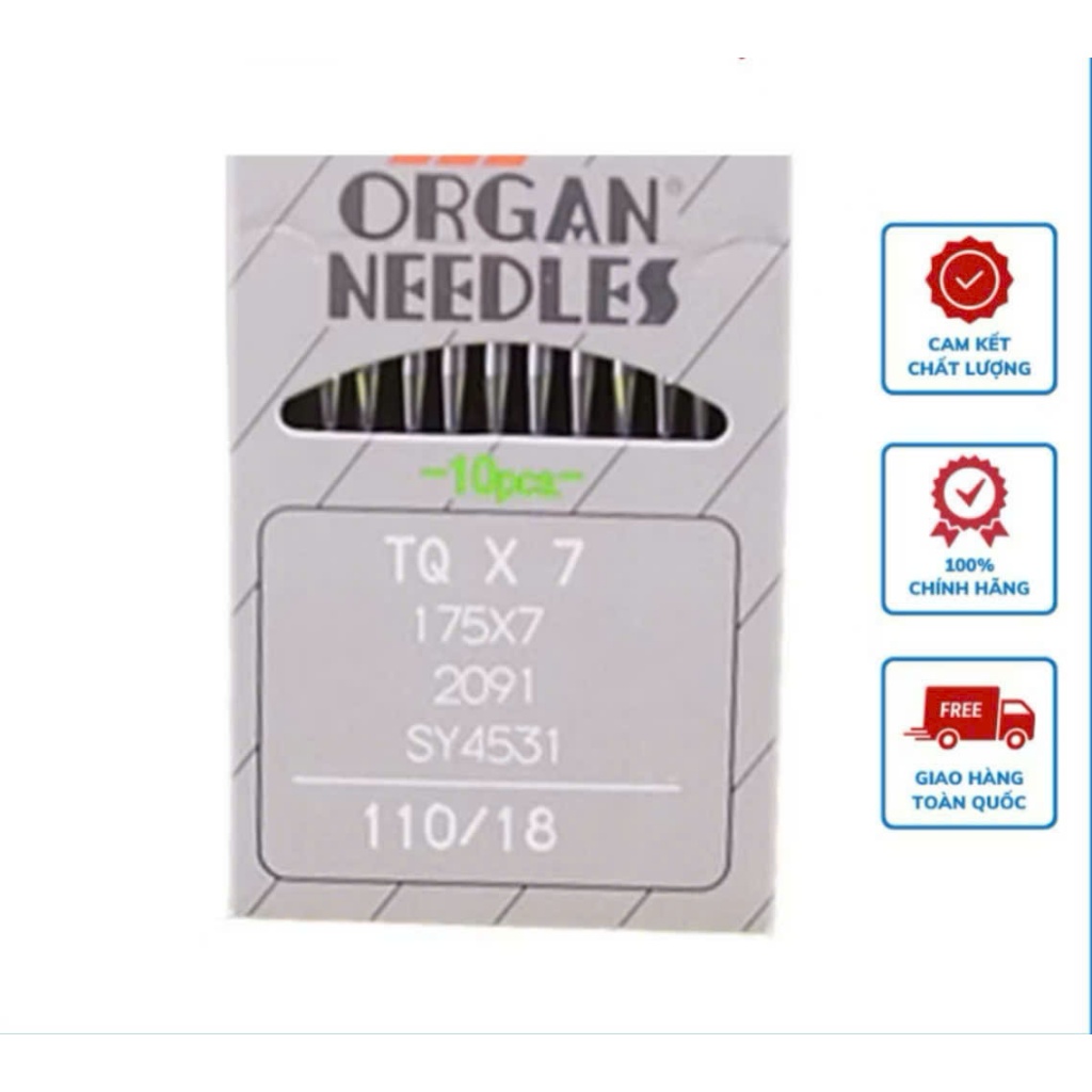 Kim  Máy Đính Cúc TQx7 Oran Nhật (1 vỉ 10c)