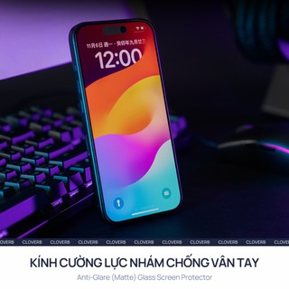 Kính Cường Lực Nhám HODA cho iPhone 17 Pro Max Giảm Chói Full Màn Kèm Khung Dán