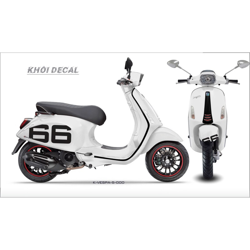 Tem Vespa số 66,86,21,12 và 11
