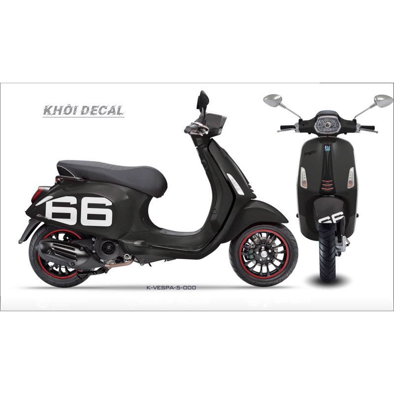 Tem Vespa số 66,86,21,12 và 11