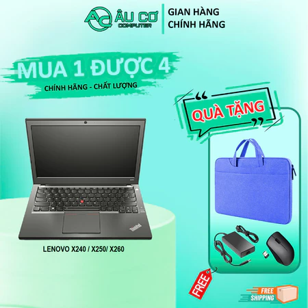 Laptop Lenovo ThinkPad X240 (Core i3 - 4300U, RAM 4GB, HDD 500GB, 12.5 inch HD) Bảo hành 6 tháng