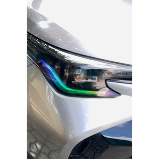 Tem dán đổi màu đèn Toyota Vios 2023-2024 ( 1 cặp)