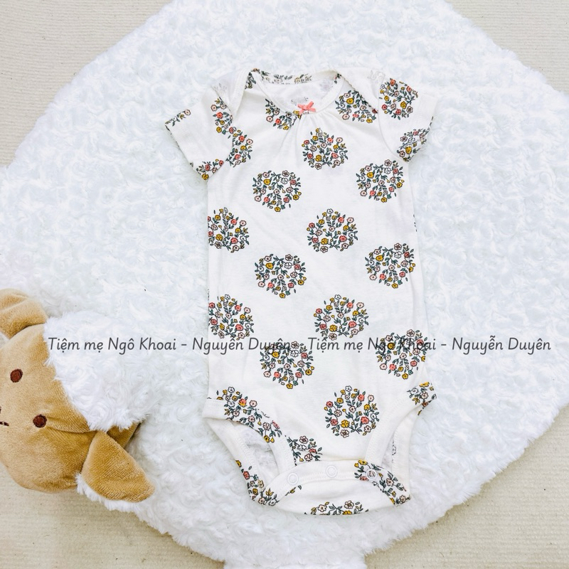 [MD201] 12-18M Body chip/áo liền thân ngắn tay xuất xịn cho bé gái 9-11kg