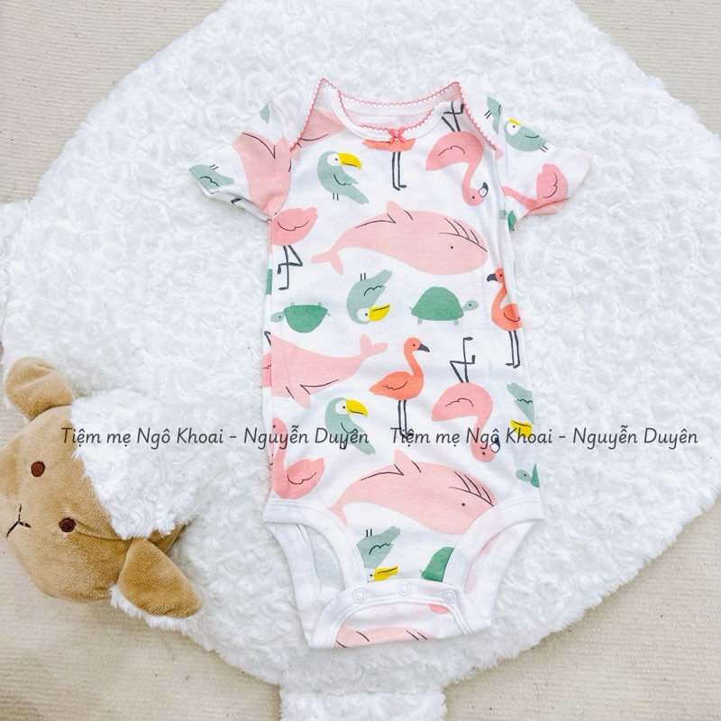 [MD201] 12-18M Body chip/áo liền thân ngắn tay xuất xịn cho bé gái 9-11kg